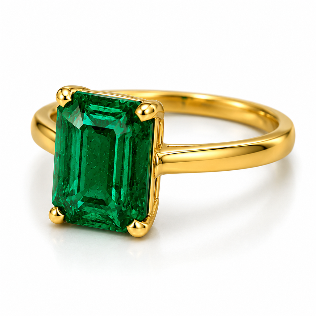 The Bishop ring worn on hand, close-up
